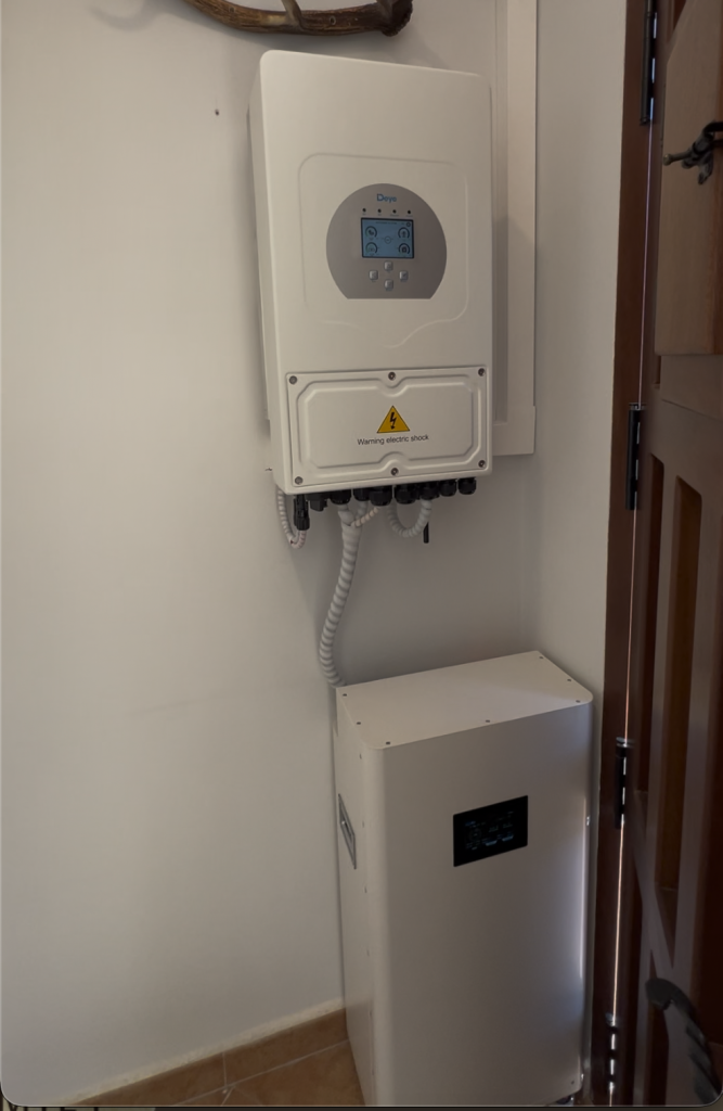 Instalación de Bateria + Inversor